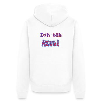 Ich_bin_Azubi - Veste à capuche bio Premium Unisexe - blanc - Dos - Thijin (182cm)