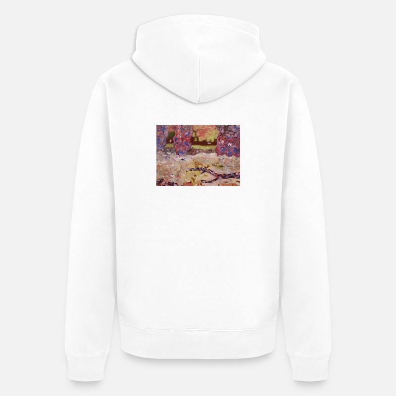 Parc impressionniste - Veste à capuche bio Premium Unisexe - blanc