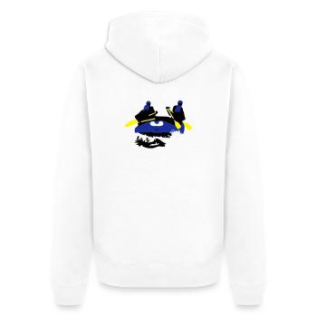 rafting - Veste à capuche bio Premium Unisexe - blanc - Dos - Thijin (182cm)