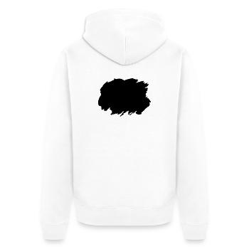 STITCHING Task - Unisex Premium Organic Zip Hoodie - white - Back - Thijin (182cm)