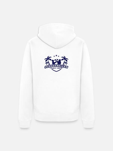 JGA Party Crew - Unisex Premium Bio Zip Hoodie - Weiß
