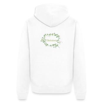 Enfant chanceux - Veste à capuche bio Premium Unisexe - blanc - Dos - Thijin (182cm)