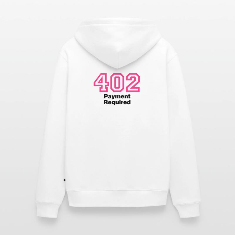 Error 402 | Fehler | Errormessage Unisex Premium Organic Zip Hoodie