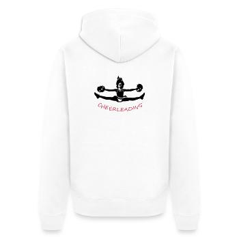 cheerleading - Veste à capuche bio Premium Unisexe - blanc - Dos - Thijin (182cm)
