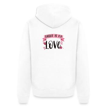 Ballet Ballerine Ballet Ballet Dancer Love Gift - Veste à capuche bio Premium Unisexe - blanc - Dos - Thijin (182cm)