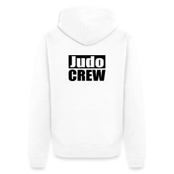 Judo Crew - Veste à capuche bio Premium Unisexe - blanc - Dos - Thijin (182cm)