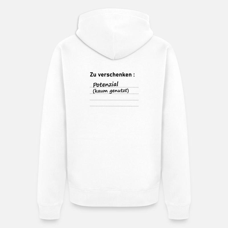 Potentiel de céder - Veste à capuche bio Premium Unisexe - blanc