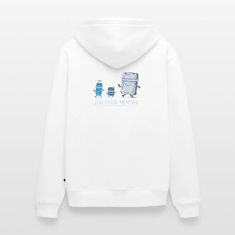 Software Engineer IT Support J-og Your Memory Gym  Unisex Premium Organic Zip Hoodie