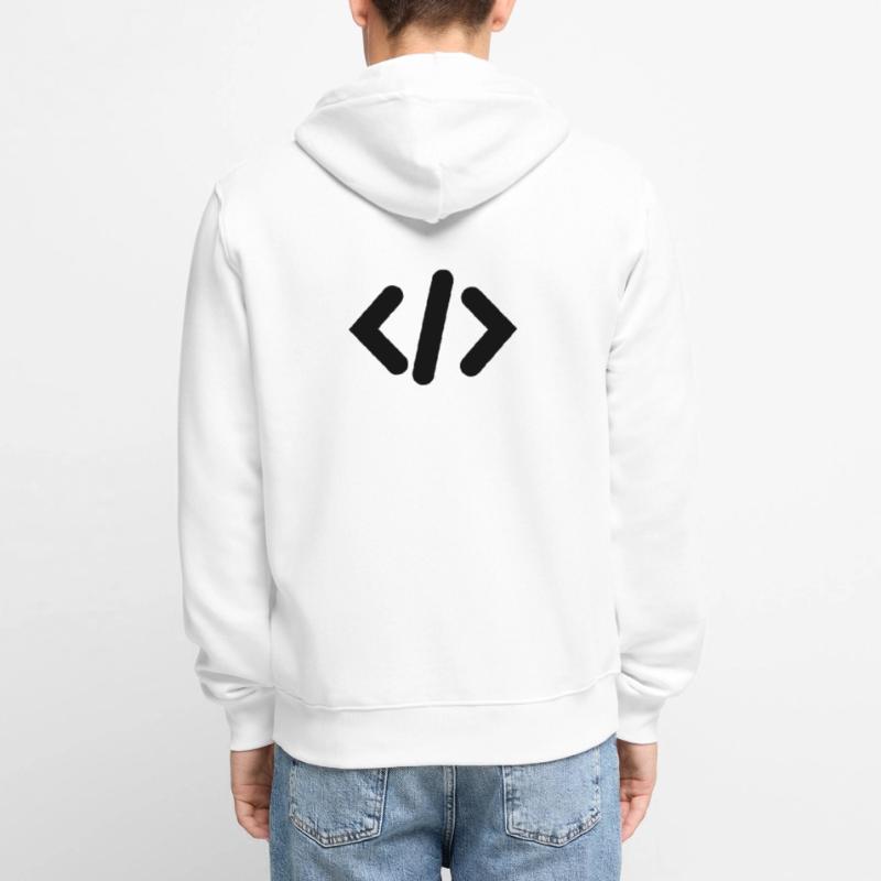 Programmierer-Code Unisex Premium Bio Zip Hoodie
