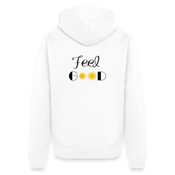 feel good - Veste à capuche bio Premium Unisexe - blanc - Dos - Thijin (182cm)