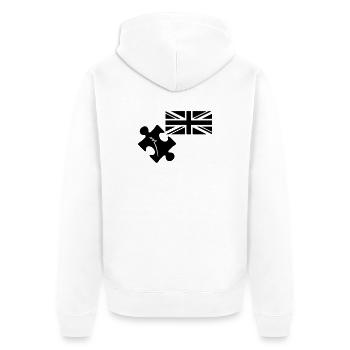 Puzzle John Spilsbury - Veste à capuche bio Premium Unisexe - blanc - Dos - Thijin (182cm)