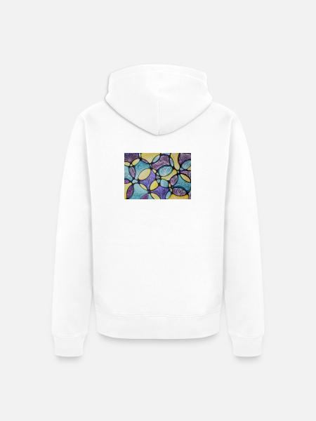 Spektrum - Unisex Premium Bio Zip Hoodie - Weiß