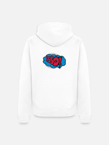Isso! - Unisex Premium Bio Zip Hoodie - Weiß