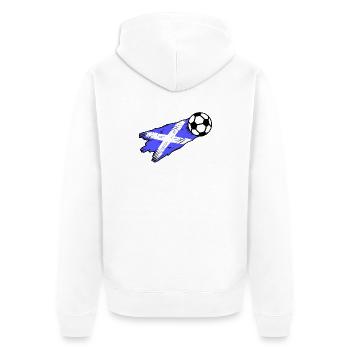 Écosse Football Fans - Veste à capuche bio Premium Unisexe - blanc - Dos - Thijin (182cm)