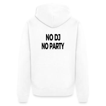 Parti - Veste à capuche bio Premium Unisexe - blanc - Dos - Thijin (182cm)