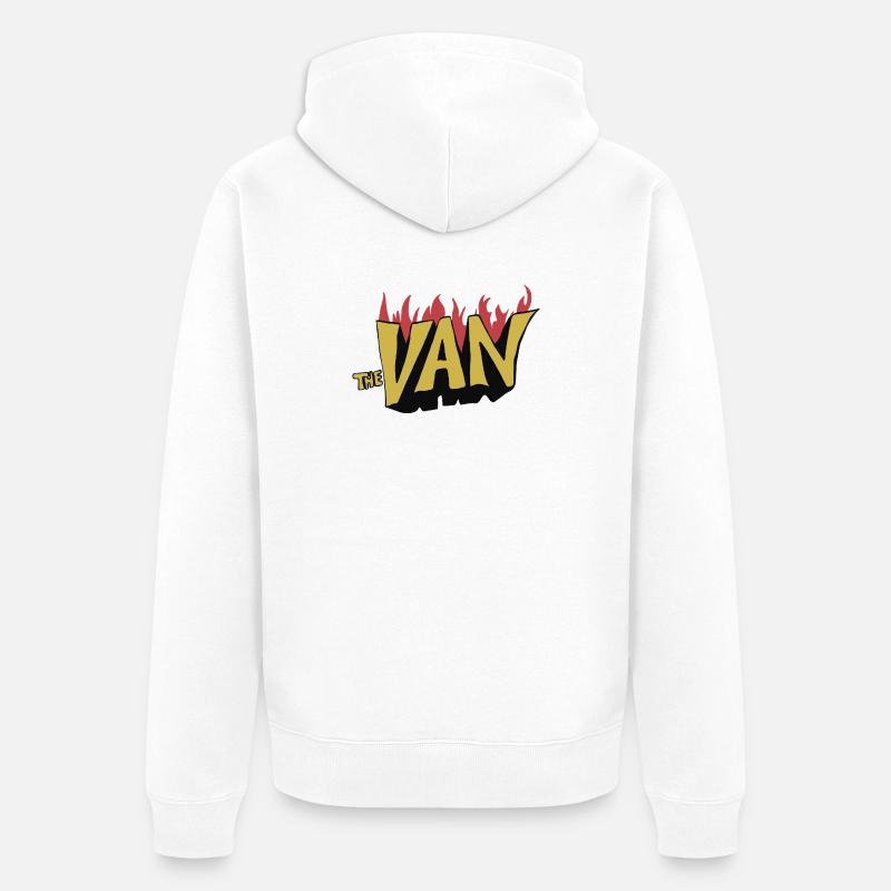Le Van Retro - Veste à capuche bio Premium Unisexe - blanc