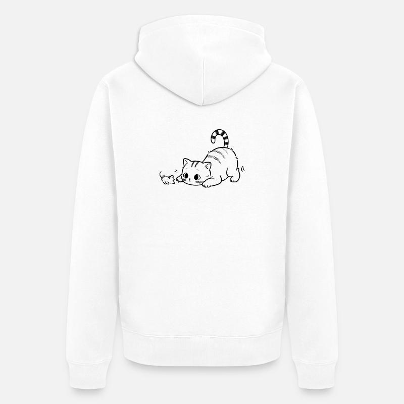Mode bondit activé - Veste à capuche bio Premium Unisexe - blanc