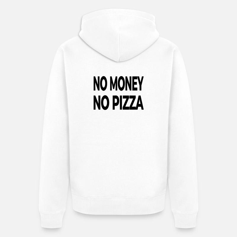 Pizza - Veste à capuche bio Premium Unisexe - blanc