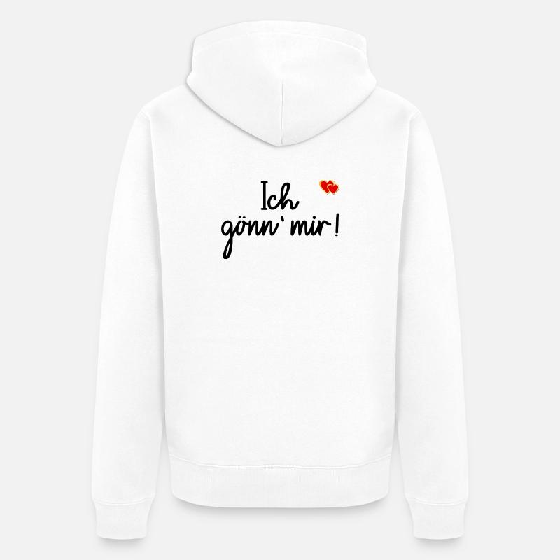 Planification de vie plaisir indulgence - Veste à capuche bio Premium Unisexe - blanc