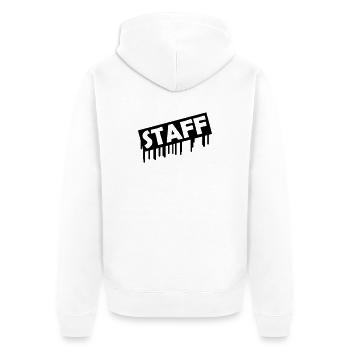 Personnel - Veste à capuche bio Premium Unisexe - blanc - Dos - Thijin (182cm)