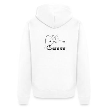 Hasan Mouse Calligraphy - Veste à capuche bio Premium Unisexe - blanc - Dos - Thijin (182cm)