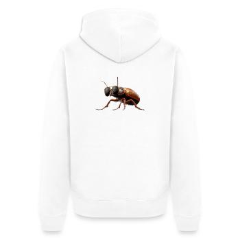 Maikäfer Süßer Hirschkäfer Nashornkäfer Insekten - Unisex Premium Bio Zip Hoodie - Weiß - Hinten - Thijin (182cm)