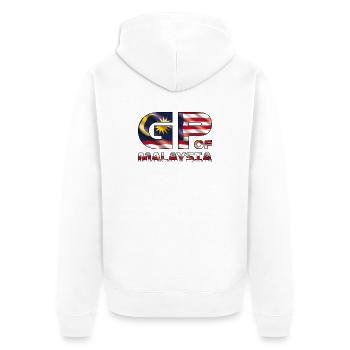 malaysia_gp - Veste à capuche bio Premium Unisexe - blanc - Dos - Thijin (182cm)