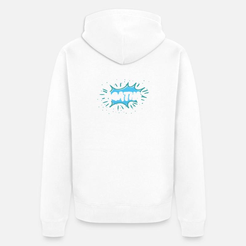 Agatha - Veste à capuche bio Premium Unisexe - blanc