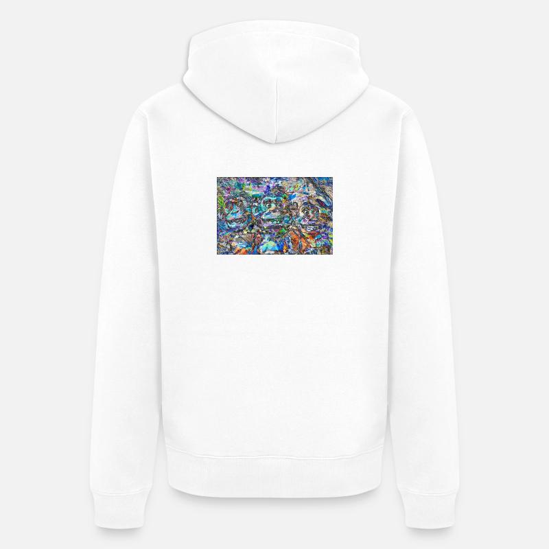 schryoddjkakkj - Veste à capuche bio Premium Unisexe - blanc