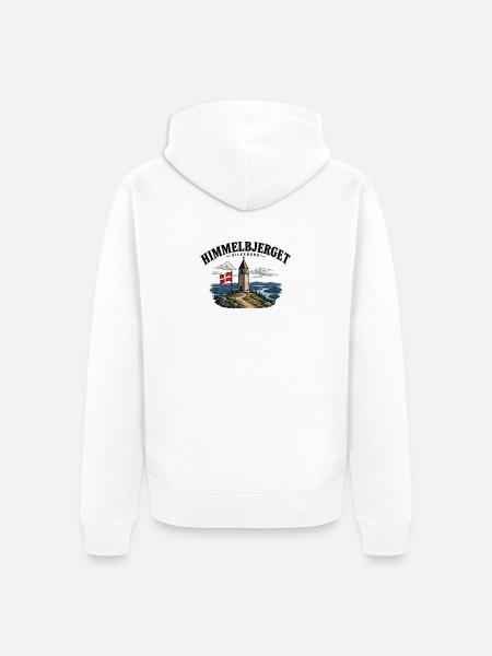 Himmelbjerget Silkeborg Turm - Unisex Premium Bio Zip Hoodie - Weiß