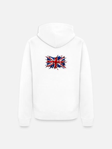 8F428481-D42D-43B0-A41A-8355FA6EA7C8 - Unisex Premium Bio Zip Hoodie - Weiß