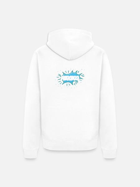 Geschenk für Mexiko - Unisex Premium Bio Zip Hoodie - Weiß