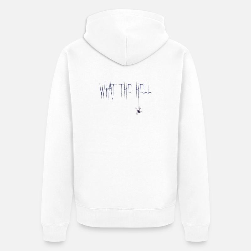 C’est quoi ça - Veste à capuche bio Premium Unisexe - blanc