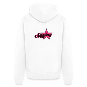 Casting Crew | Star | Stern - Veste à capuche bio Premium Unisexe - blanc - Dos - Thijin (182cm)