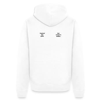 Contrôlez les fusils, pas les corps - Veste à capuche bio Premium Unisexe - blanc - Dos - Thijin (182cm)