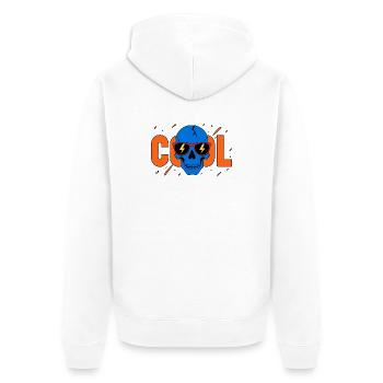 Lunettes de soleil Cool Skull Flash - Veste à capuche bio Premium Unisexe - blanc - Dos - Thijin (182cm)