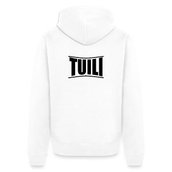 T-Shirt Tuili T-Shirt Sardinien Geschenkidee - Unisex Premium Bio Zip Hoodie - Weiß - Hinten - Thijin (182cm)