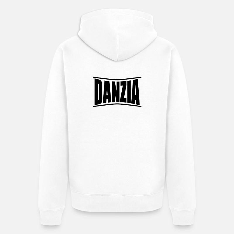 Idée cadeau t-shirt Danzia - Veste à capuche bio Premium Unisexe - blanc