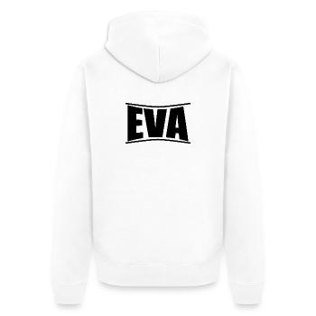T-Shirt Eva T-Shirt Geschenkidee - Unisex Premium Bio Zip Hoodie - Weiß - Hinten - Thijin (182cm)