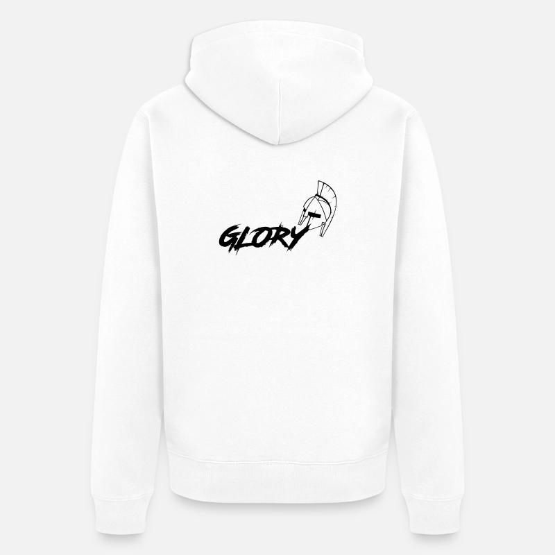 GLORY - Veste à capuche bio Premium Unisexe - blanc