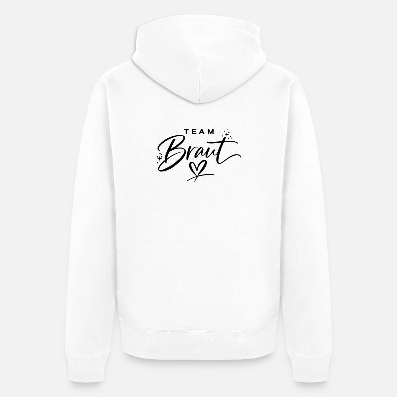 Équipe Bride - Veste à capuche bio Premium Unisexe - blanc