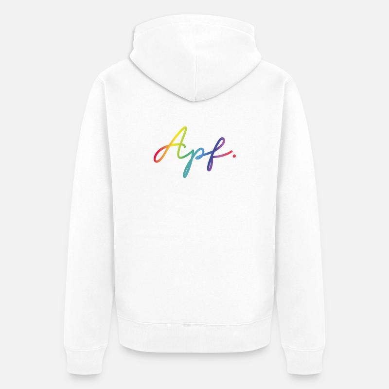 Apf - Veste à capuche bio Premium Unisexe - blanc