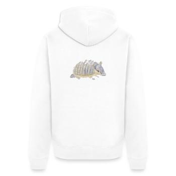 Tatou - Veste à capuche bio Premium Unisexe - blanc - Dos - Thijin (182cm)