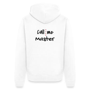 Master 2026 Graduation Graduation - Unisex Premium Organic Zip Hoodie - white - Back - Thijin (182cm)