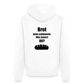 Lustige Sprüche - Unisex Premium Bio Zip Hoodie - Weiß - Hinten - Thijin (182cm)