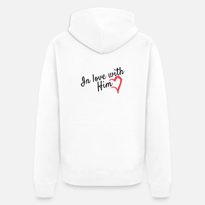 Cher look partenaire - Veste à capuche bio Premium Unisexe - blanc