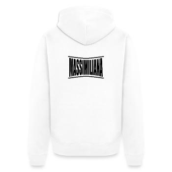 t-shirt Massimiliana t-shirt gift idea - Unisex Premium Organic Zip Hoodie - white - Back - Thijin (182cm)