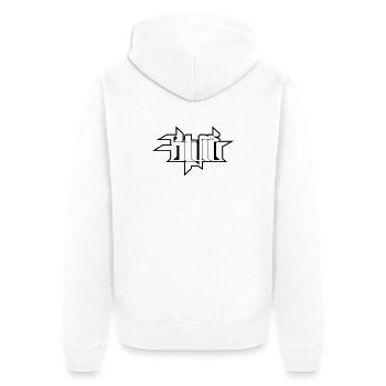 Type de style - Veste à capuche bio Premium Unisexe - blanc - Dos - Thijin (182cm)