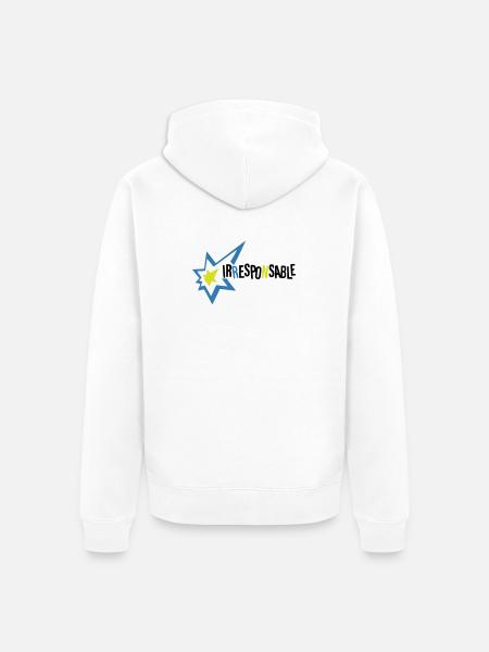 Irresponsable - Veste à capuche bio Premium Unisexe - blanc
