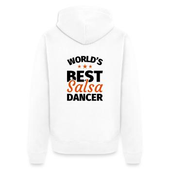 Salsa - Veste à capuche bio Premium Unisexe - blanc - Dos - Thijin (182cm)